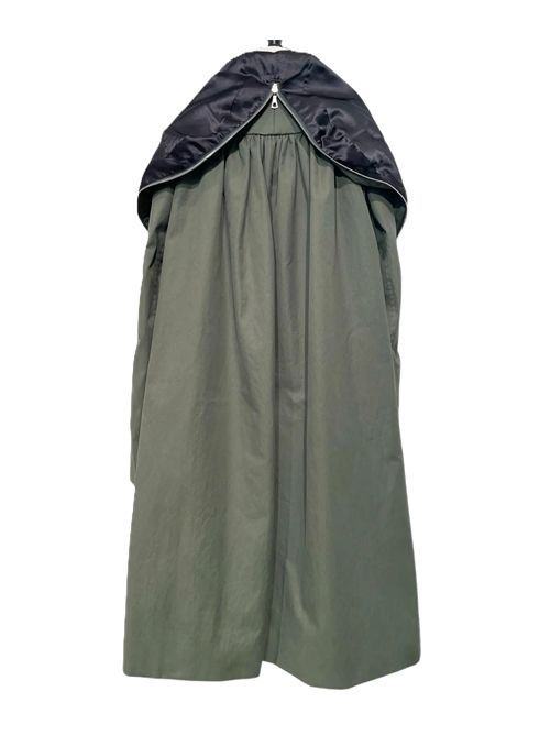 Dries Van Noten cappotto ripilla verde bottiglia DRIES VAN NOTEN | 261-010276-3103605 BOTTLE